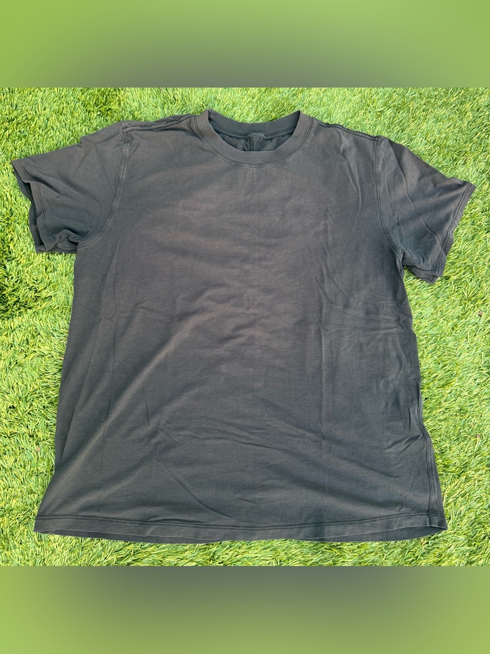 lululemon athletica Black Short Sleeve Crew Neck Tee